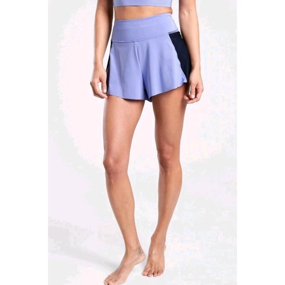 Athleta Cross Train Swim Women's Short Victorian Periwinkle-Dress SIZE S